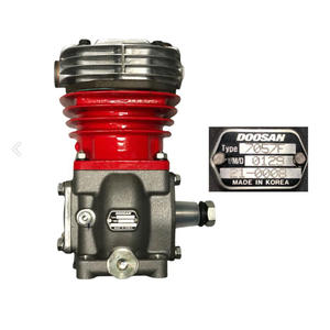 Conjunto de compresor de bomba de aire para montacargas Bobcat Doosan, pieza de motor DE08 65541017057 para D110S-5, D130S-5, D160S-5 - Product Image 3