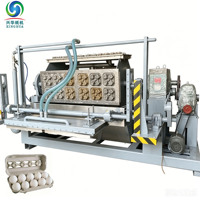 Ligne de production automatique de barquettes à œufs en pâte à papier, capacité 7000 pièces/heure, tension personnalisée, 40000 kg