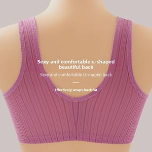 Sous-vêtements boutonnés sur le devant de grande taille sans <span class=keywords><strong>jantes</strong></span> ou aimants en acier, soutien-gorge de poitrine accessoire à cintrage latéral - Product Image 3