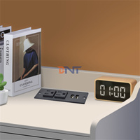 ETL nous approuvé prise de courant intégrée de bureau prise de courant AC prise de courant USB intégrée, prise de courant de meubles