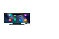 10.26 pouces 4K 3840*2160P Dash Cam Carplay & Android Auto voiture tableau de bord enregistrement vidéo WIFI boucle enregistrement téléphone APP voiture Dvr