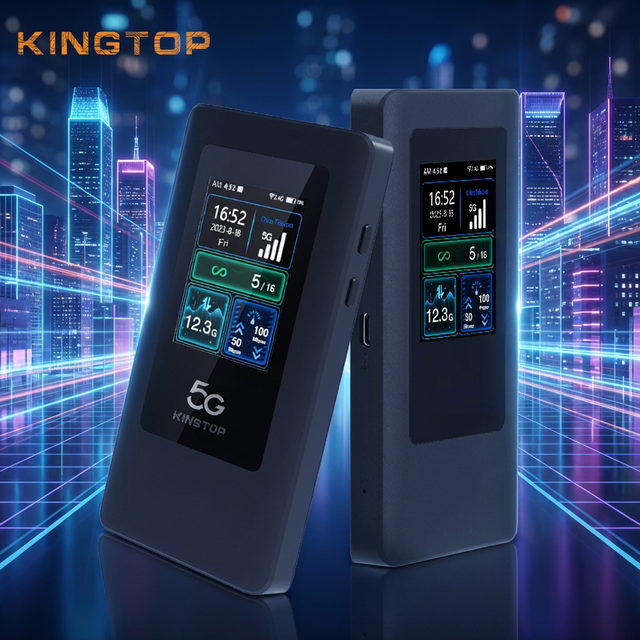 Factory OEM ODM 5G NR Dual-Band MIFI Wireless Router High Speed Portable Hotspot Long Battery Life