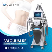 Seaheart Beauty 40k Lipolaser Body Sculpt Slimming Weight Loss RF Vacuum Vela Machine 4 Poignées pour le Visage et la Poitrine Usage Commercial