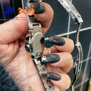 Montre de luxe pour homme en acier inoxydable ultra-fine de 38 mm avec logo personnalisé BVGRI, haute qualité, étanche, quartz, OEM - Product Image 5