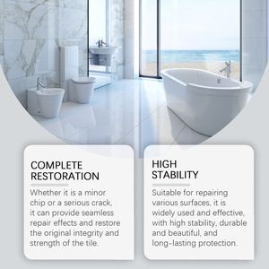 <span class=keywords><strong>Kit</strong></span> de réparation de carrelage en céramique Jaysuing, adhésif pour carrelage de sol, <span class=keywords><strong>kit</strong></span> de réparation de carrelage de <span class=keywords><strong>baignoire</strong></span> et de douche, <span class=keywords><strong>kit</strong></span> de réparation de porcelaine pour agent de réparation de fissures de carrelage - Product Image 4