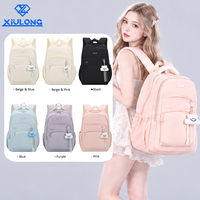 Sac à dos scolaire ergonomique pour adolescentes, léger, multi-poches, grande capacité, directement de l'usine