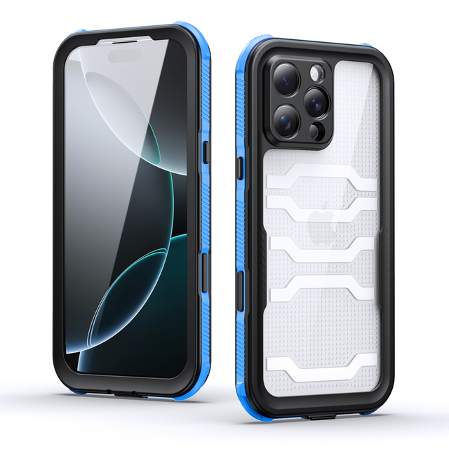 Outdoor Waterproof Mobile Phone Cases Anti-dust Magnetic Transparent Premium Cell Phone Cover