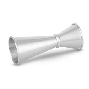 Jigger à cocktail en acier inoxydable gravé au laser, finition cuivre, noir canon, or, argent, pour le rhum et la vodka, pour Russia Abbey's Loch Dhu - Product Image 3