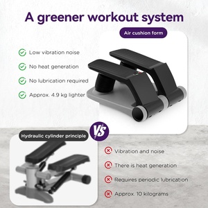 Mini Escaladora Ajustable de Acero - Máquina de Ejercicios Cardiovasculares y Abdominales, Equipo de Fitness Portátil para Uso Doméstico - Product Image 4