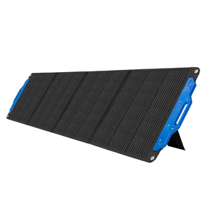POWER Super Light 200W Portable <b>Solar</b> Camping <b>Foldable</b> <b>Solar</b> Blanket for Battery Phone Laptop USB DC Charge - Product Image 1