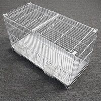 Cage pour chien de haute qualité, cage à oiseaux, cage de reproduction avec séparateur, villa pour oiseaux pliable et amovible, installation facile avec châssis