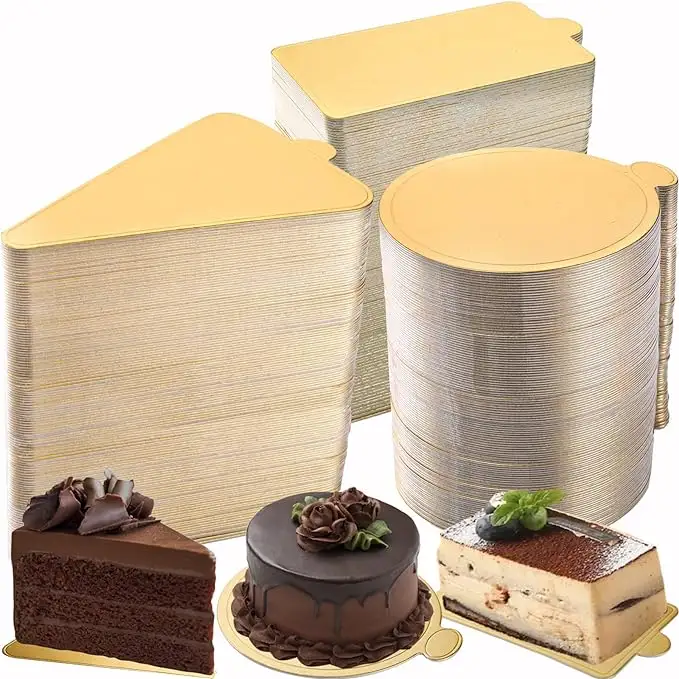 使い捨ての白いミニサークル紙カップケーキデザートは、パーティーの結婚式の誕生日のためのベーストレイムースケーキプレートを表示します