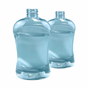 Bouteille <span class=keywords><strong>en</strong></span> PET ronde de luxe miniature créative et économique de 400 ml pour gin, <span class=keywords><strong>whisky</strong></span>, brandy, vodka, alcool avec bouchon <span class=keywords><strong>en</strong></span> liège - Product Image 6