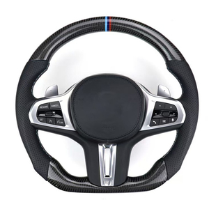 Volante LED de fibra de carbono para <span class=keywords><strong>BMW</strong></span> M2 M3 M4 G30 G32 G34 G36 G20 G21 G22 G23 G26 G80 G81 G87 2020 2021 2022 2023 2024 - Product Image 4
