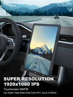 Estéreo para Auto con Pantalla Táctil Vertical Giratoria Universal de 13.3 Pulgadas, Octa Core, Carplay, Radio Android, Reproductor Multimedia DVD MP5