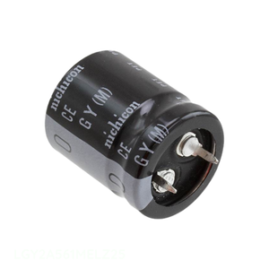ตัวแทนจำหน่ายอย่างเป็นทางการ ตัวเก็บประจุแบบอลูมิเนียม 560uF 20% 100V แบบ Snap-in รุ่น LGY2A561MELZ25 แบบ Through Hole - Product Image 1