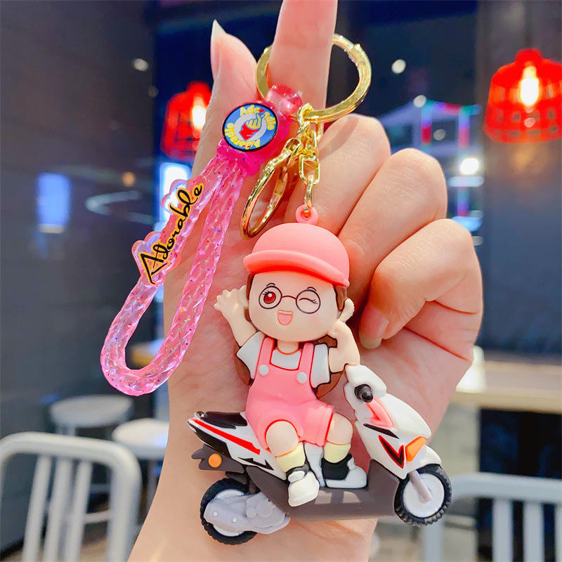 สาวนักขี่จักรยาน-สีชมพู