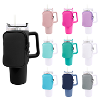 Sac de transport isotherme en néoprène imperméable pour bouteille d'eau, modèle le plus récent, portable, pour gobelets de 20oz, 30oz, 40oz, pochette écologique, vente en gros
