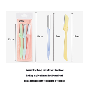 Rasoirs faciaux polyvalents portables FX-T86 ensemble 3 pièces outils de maquillage en gros Dermaplaning et tondeuse à sourcils pour le rasage du maquillage - Product Image 6