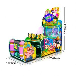 Wholesale 2-Player <b>Mini</b> Coin Pusher Hot Sale Amusement Metal Water Shooting Game Machine Zombies & <b>Vibration</b> Fish Made in China - Product Image 5
