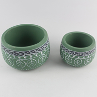 Chine fournisseur bon marché extérieur vert succulent bureau à domicile unique pots de fleurs et jardinières en ciment à vendre