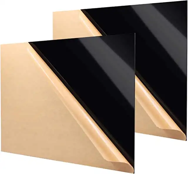 Black Mirror Acrylic Sheet 1mm 2mm 3mm 4mm 5mm 6mm 8mm Thick Black Plexiglass Sheets Black Perspex Acrylic Sheets