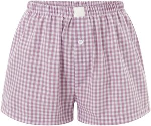 Y2K Beach Pijamas Shorts Gingham Cute Pj Pantalones cortos Plaid Lounge Shorts Sleep Bottoms Elástico Boxers Streetwear - Product Image 6