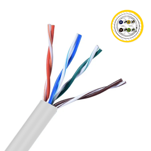 <span class=keywords><strong>สาย</strong></span>เคเบิลเครือข่าย Cat5และ <span class=keywords><strong>Cat5e</strong></span> 4PR ตัวนำ CCA ทองแดงแข็ง8แกนสายสื่อสารสาย <span class=keywords><strong>LAN</strong></span> - Product Image 3