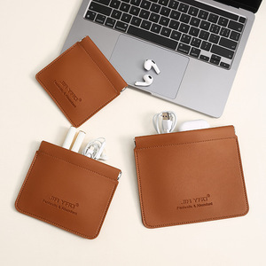 Bolsa Pequeña de Cuero PU para Joyería, Lápiz Labial, Maquillaje, con Cierre Automático y Logotipo Personalizado - Product Image 2