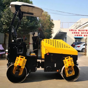 Rullo compressore famoso cinese 1t 2t 3t 4t 6t 8t 10t rullo compattatore a doppio tamburo produttore rullo compattatore del suolo - Product Image 1