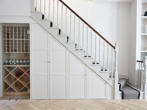 Armoire de rangement sous escalier Escalier Porte-chaussures en <span class=keywords><strong>bois</strong></span> Armoire Escaliers Escalier - Product Image 2