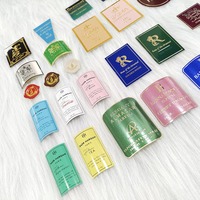 Autocollants Métalliques Personnalisés pour Bouteilles de Parfum, Étiquette Dorée en Métal Embossé, Autocollant de Logo Privé pour Designers de Ma Marque