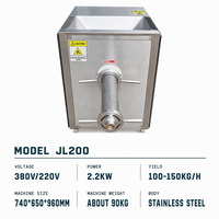 Machine à fileter la tilapia en acier inoxydable 380/220V 2.2KW 100-150KG/H pour l'usine de boulettes de poisson, surimi, bâtonnets de crabe et la préparation de viande de poisson