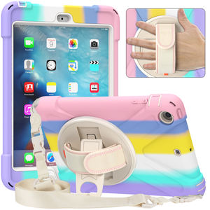 เคสแบบสมมาตรหลากสีรุ้งสำหรับไอแพดมินิ<span class=keywords><strong>1</strong></span> <span class=keywords><strong>2</strong></span> 3 7.9นิ้วเคสแท็บเล็ตสายรัดมือกันกระแทกทนทาน - Product Image 2
