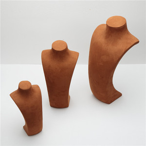 Nhà máy tùy chỉnh sang trọng Vòng cổ hiển thị nhung trang sức hiển thị đứng Vòng cổ Bust hiển thị - Product Image 6