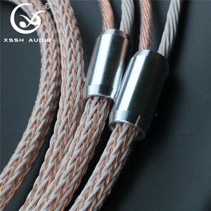 Bộ Khuếch Đại Giắc Cắm Chuối Mạ Rhodium Sợi Carbon OEM Tự Làm XSSH Dây Cáp Loa HIFI Đồng Nguyên Chất OCC 24 Lõi - Product Image 6