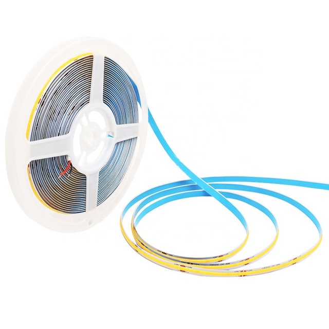 COB Led Strip CRI90 24v 480leds Ip67 Waterproof Outdoor Led Cob Strip Flexible White 6000k RGB 12v Cob Led Strip Light