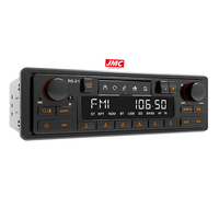 Autoradio rétro JMC Classic Car 1 DIN AM/FM, lecteur MP3/MP4, ports USB/AUX, charge rapide, 12V, haut-parleur intégré, amplificateur son haute résolution