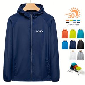 เสื้อแรชการ์ด OEM สำหรับฤดูร้อน ระบายอากาศได้ดี แขนยาว ไม่มีลาย  แบบลำลอง กันน้ำ สำหรับกิจกรรมกลางแจ้ง ป้องกันแสงแดด มีฮู้ด - Product Image 2