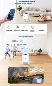Tuya Wifi Smart Mobile App <b>Remote</b> Control Desktop Home Filter Air Cealning Air Purifier Work With <b>Alexa</b> Tuya Wifi Mobile App Rem - Product Image 2