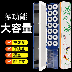 Caja de Pesca Multifuncional de 45cm Azul con Apertura, Línea, Flotador y Almacenamiento de Accesorios para Pesca al Aire Libre - Product Image 1