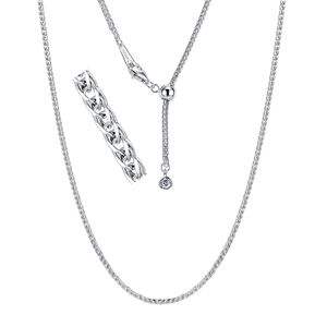 Nuova collana girevole a forma di ruota panoramica in argento 925, design di nicchia femminile, accessorio catena per maglione con girasole, all'ingrosso - Product Image 6