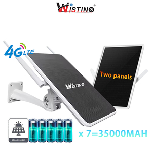 Wistino Dual Solar 4G SIM Card Router Outdoor Waterproof Travel Wireless <b>Wifi</b> Signal Solar Router Double Solar Router Stab - Product Image 1