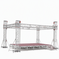 Scène portable en aluminium légère de 1*1m pour spectacles de danse en plein air, expositions et événements en Chine, avec service personnalisé.