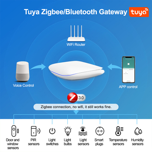LUONA Home Automation 3.0 BLE Gateway Tuya APP Control <b>Alexa</b> Google Assistant Compatible Voice Controlled Smart Home Home Automa - Product Image 5