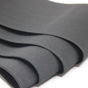 Tricoté en polyester plat de haute qualité 1/1.2 /1.5 /2 /2.5 /3 /4/5/<span class=keywords><strong>6</strong></span> Bande élastique noire de <span class=keywords><strong>6</strong></span> pouces de large - Product Image 6