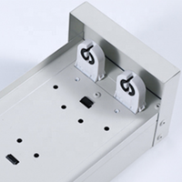 PC diffuseur double tube fer support LED luminaire linéaire haute lumen led latte luminaire