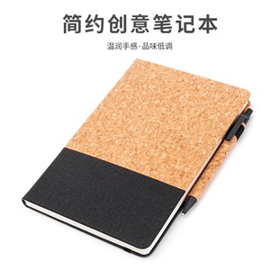 Biểu Tượng Tùy Chỉnh A5 Nút Chai PU Rơm Lúa Mì Ghép Máy Tính Xách Tay Ban Nhạc Đàn Hồi Dòng Ngang Tạp Chí Doanh Nghiệp Tùy Biến - Product Image 4