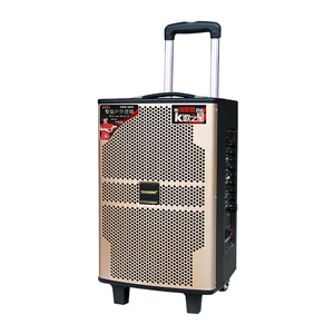 Altavoz PA Activo Portátil con Trolley Recargable de 10 Pulgadas, 200W, 2 Micrófonos Inalámbricos Qx-1020 Temeisheng Karaoke, para <span class=keywords><strong>DJ</strong></span> - Product Image 2