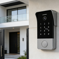 Campanello IP Wireless Hiwink 1080P Interamente in Metallo, Supporto App Tuya, Tastiera con Password, Sblocco 5 in 1, Impermeabile IP65, Rilevamento Movimento